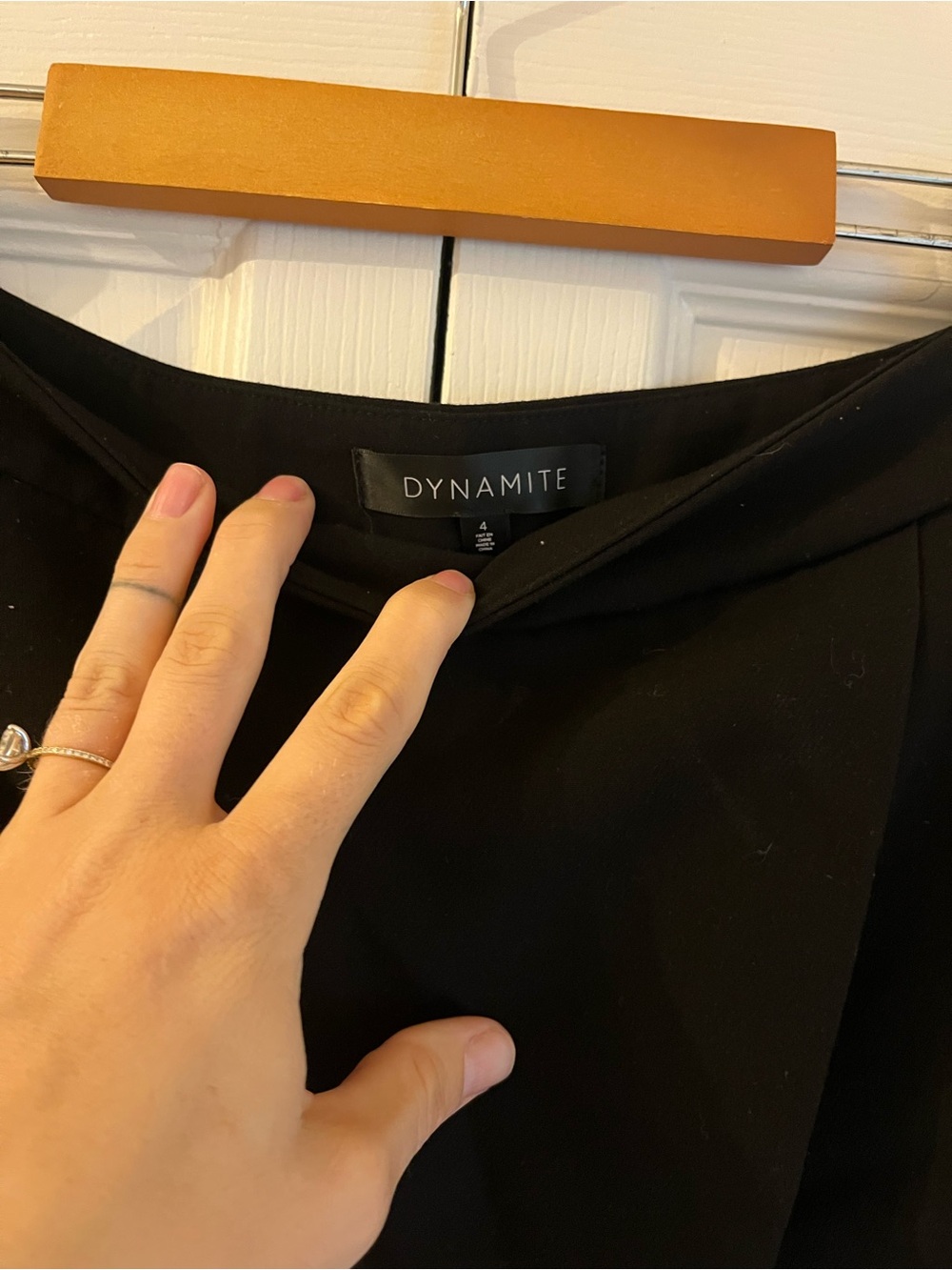 Dynamite Black Skort (Skirt with Shorts) - Picture 3 of 6